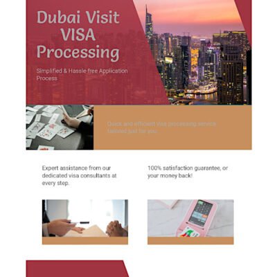 Dubai Visit VISA Processing Full Package